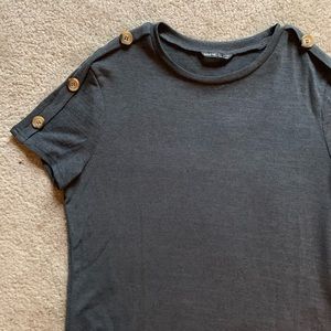 SHEIN Button T-Shirt